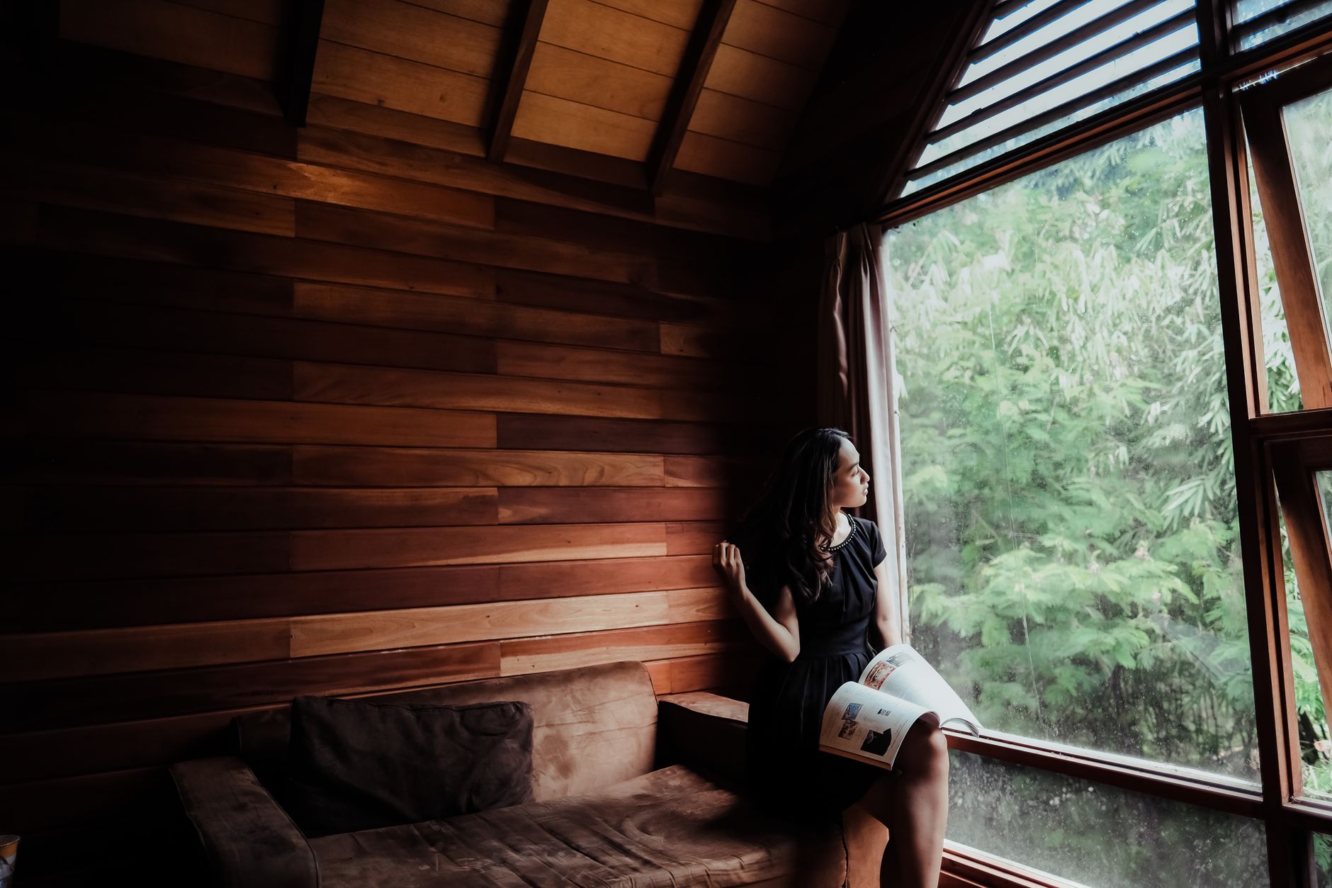 Architectural cabin interior